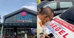 Potret Mie Gacoan di Serpong, Tangerang Selatan disegel oleh Satpol PP. (Sumber: TikTok/ @tangsel.life)