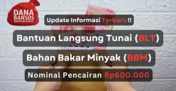 Informasi pencairan subsidi dana bansos BLT BBM 2025. (Sumber: Poskota/Aldi Harlanda Irawan)