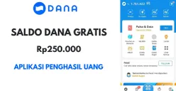 Ini rekomendasi aplikasi penghasil uang untuk cairkan saldo DANA gratis hingga Rp250.000 langsung masuk dompet elektronik (Sumber: Poskota/Herdyan Anugrah Triguna)