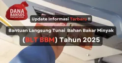 Update informasi pencairan subsidi dana bansos BLT BBM tahun 2025. (Sumber: Poskota/Aldi Harlanda Irawan)