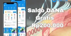 Begini trik cepat klaim saldo DANA gratis Rp200 ribu langsung ke dompet digital hanya dengan share link. (Sumber: Poskota/Syania Nurul Lita Baikuni)