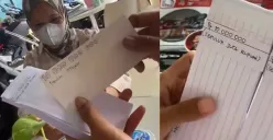 Viral di TikTok seorang ibu ingin membeli motor Scoopy menggunakan uang kertas dengan nominal miliaran rupiah. (Sumber: TikTok : @rizky.pratama.035)