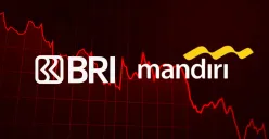 Analisis penurunan harga saham BRI dan Mandiri tahun 2025. (Sumber: Poskota/Yusuf Sidiq)