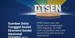 Penyaluran bansos tahap 2 periode April-Juni 2025 gunakan sistem pendataan yaitu dengan sistem DTSEN. (IG Kemensos RI)