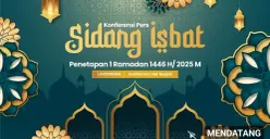 Sidang Isbat penentuan Awal Ramadhan oleh Kementerian Agama RI (Sumber: YouTube Kemenag RI)