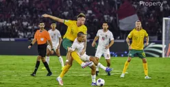 Potret pertandingan Timnas Indonesia vs Australia di Kualifikasi Piala Dunia 2026. (Sumber: PSSI)