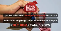 Update informasi terbaru mengenai penyaluran bansos BLT BBM 2025. (Sumber: Poskota/Aldi Harlanda Irawan)