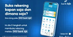 Cara mudah buka rekening bank bjb lewat ponsel. (Sumber: Dok. bank bjb)