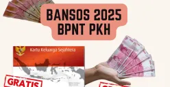 Kabar gembira! Dana Bansos PKH dan BPNT 2025 sudah mulai cair di beberapa wilayah. Cek saldo Anda sekarang dan segera tarik! (Sumber: Poskota/Shandra)