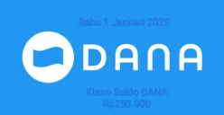 Nomor HP dompet elektronik Anda berpeluang klaim saldo DANA Rp250.000 cair hari ini Rabu 1 Januari 2025. (Poskota/Gabriel Omar Batistuta