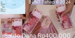 NIK e-KTP atas nama Anda yang dipilih pemerintah telah terima saldo dana Rp400.000 dari subsidi BPNT tahap enam 2024. (Foto: Gabriel Omar Batistuta)