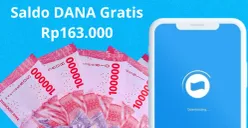 Terbukti membayar game penghasil saldo DANA gratis Rp163.000 masuk dompet elektronik. (Foto: Syania Nurul Lita Baikuni)