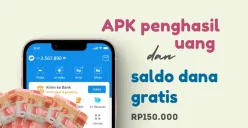 Mainkan aplikasi penghasil uang dengan rating tertinggi, lalu klaim saldo DANA senilai Rp150.000 secara gratis. (Sumber: Poskota/Della Amelia)