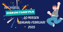 Segera gunakan diskon tarif listrik 50 persen masih berlaku hingga akhir bulan Februari 2025. (Rivero Jericho S/Poskota)