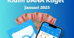 Tahapan klaim link DANA Kaget gratis Rp390.000 hari ini 9 Januari 2025. (Foto: Poskota/Audie Salsabila)