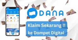 Begini cara nya untuk bisa dapatkan saldo DANA gratis Rp200 ribu dan langsung cair ke akun dompet digital Anda. (Sumber: Poskota | Foto: Aldi Harlanda Irawan)