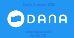 Selamat nomor HP dompet elektronik kamu bisa digunakan klaim saldo DANA Rp100.000 hari ini Kamis 2 Januari 2025. (Foto: Gabriel Omar Batistuta)