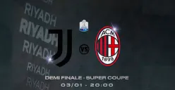 Cek di sini jadwal dan info live streaming Piala Super Italia antara Juventus vs AC Milan. (Sumber: X/ navisuels)