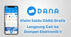 Klaim dan cairkan saldo DANA gratis hingga Rp175.000 ke dompet elektronik Anda, dari 5 cara berikut ini. (Sumber: Poskota | Foto: Aldi Harlanda Irawan)