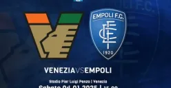 Segera cek dan periksa jadwal pertandingan dan info live streaming Liga Italia pekan 19 Venezia vs Empoli (Sumber: X/ EmpoliFC)