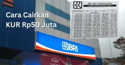 cara cairkan saldo dana kur Rp50 juta. (Sumber: Poskota/Faiz)