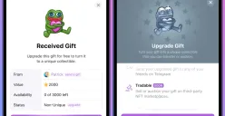 Ilustrasi fitur hadiah Telegram yang dapat dikonversi menjadi token NFT. (Sumber: Telegram)