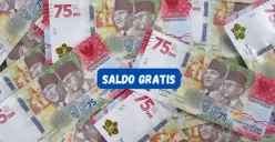 Klaim saldo dana gratis dari aplikasi e-wallet DANA. (Canva)