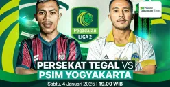 Link live streaming pertandingan Persekat Tegal vs PSIM Yogyakarta, dalam lanjutan pertandingan Liga 2 2024-25. (Foto: Vidio)