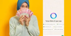 Trik Dapatkan Saldo DANA Rp500.000 di WhatsApp Meta AI. (Sumber: Poskota/Audie Salsabila)