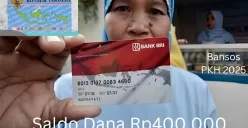 NIK e-KTP milik Anda tercatat sebagai penerima saldo dana Rp400.000 dari subsidi bantuan sosial PKH 2025. (Sumber: Poskota/Gabriel Omar Batistuta)