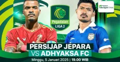 Link live streaming Persijap Jepara vs Adhyaksa FC, dalam lanjutan pertandingan Liga 2 2024-25. (Foto: Vidio)