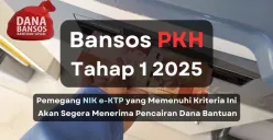 Penyaluran bansos PKH tahap 1 2025 dengan nominal saldo dana Rp600.000 akan segera tersalurkan ke KPM yang datanya telah terverifikasi, Cek selengkapnya. (Sumber: Poskota/Aldi Harlanda Irawan)