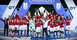 AC Milan berhasil menjuarai Piala Super Italia (Supercoppa Italia) 2024/2025 usai menumbangkan rival satu kotanya Inter Milan dengan skor 3-2. (Sumber: Instagram AC Milan)