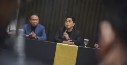 Ketua Umum PSSI, Erick Tohir memberikan sinyal kuat mengenai posisi Direktur Teknik (Dirtek) Timnas Indonesia. (Poskota/Bilal Nugraha Ginanjar)