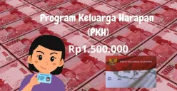 KPM pemilik KK ini terima dana Rp1.500.000 bansos dari PKH validasi via KKS BRI. (Sumber: Poskota/Putri Aisyah Fanaha)