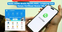 Cara mudah mendapatkan saldo DANA gratis hingga Rp350.000 dengan aplikasi terbaru 2025. Download sekarang dan nikmati rewardnya! (Sumber: Poskota/Yusuf Sidiq)