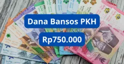 Bansos PKH sebesar Rp750.000 dari pemerintah. (Canva)