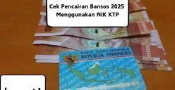 Cara cek pencairan bansos 2025 menggunakan nik ktp (Sumber: Poskota/Insan Sujadi)