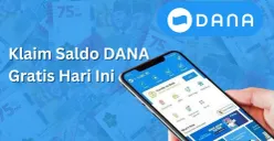 Cara klaim saldo gratis dari DANA Kaget. Kuota terbatas dan nominal acak, siapa cepat dia dapat! (Sumber: Poskota/Faiz)