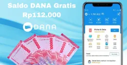 Cara klaim saldo DANA Gratis Rp112.000 masuk dompet elektronik. (Sumber: Poskota/Syania Nurul Lita Baikuni)