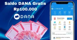 Cara klaim saldo DANA gratis Rp100.000 langsung masuk dompet elektronik. (Sumber: Poskota/Syania Nurul Lita Baikuni)