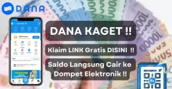 Klaim dan cairkan sekarang ke dompet elektronik saldo hingga Rp300.000 dari Link DANA Kaget resmi berikut ini. (Sumber: Poskota/Aldi Harlanda Irawan)