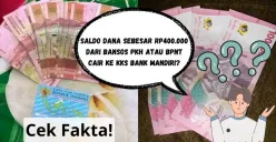 Cek fakta saldo dana Rp400.000 sudah diterima KPM (Sumber: Poskota/Insan Sujadi)