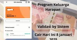 Pencairan PKH validasi by sistem sebesar Rp800.000 hari ini 8 Januari 2025. (Sumber: Poskota/Audie Salsabila)