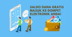 Klaim saldo DANA gratis dari link DANA Kaget hari ini cukup buka amplop DANA kaget. (Sumber: Poskota/Huriyyatul Wardah)