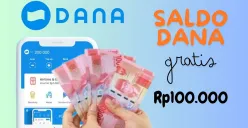 Cara Mudah Dapatkan Rp100.000 Saldo DANA Gratis dalam Sekejap! (Sumber: Poskota/Nur Rumsari)