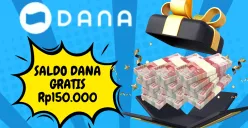 Klaim Hari Ini Saldo DANA Gratis Rp150.000 dari Link DANA Kaget Terbaru  Langsung Masuk Dompet Elektronik. (Sumber: Poskota/Nur Rumsari)