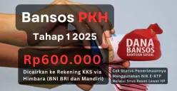 Penyaluran program subsidi dana bansos PKH tahap 1 2025, dengan nominal saldo bantuan Rp600.000 akan segera terkirim ke rekening KKS, cek selengkpanya! (Sumber: Poskota/Aldi Harlanda Irawan)