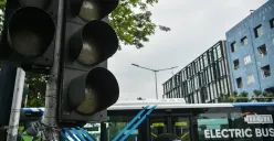Ilustrasi lampu lalu lintas. (Sumber: Poskota/ Bilal Nugraha Ginanjar)