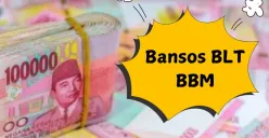 Ilustrasi pencairan dana bansos BLT BBM